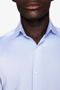 Sky piquet slim shirt