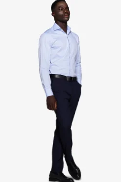 Sky piquet slim shirt
