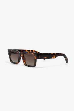 "Sorrento" square tortoiseshell sunglasses