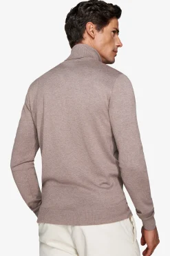 Taupe basic turtleneck