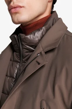 Taupe technical field jacket