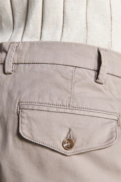 Taupe woven trousers