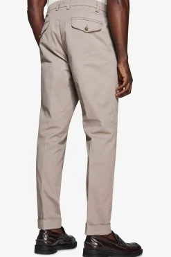 Taupe woven trousers