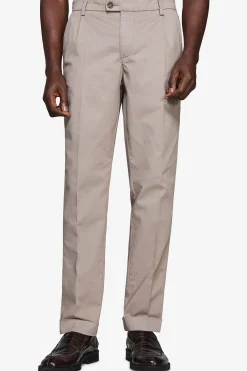 Taupe woven trousers