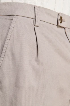 Taupe woven trousers