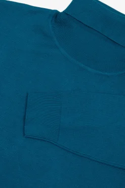 Teal basic turtleneck