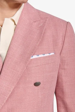 Tropea double-breasted textured blazer
