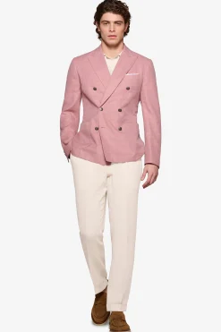 Tropea double-breasted textured blazer