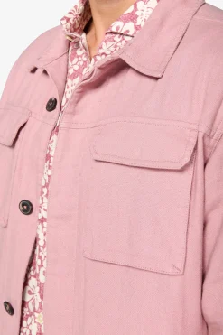 Tropea linen blend overshirt