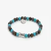 Turquoise small pearls bracelet