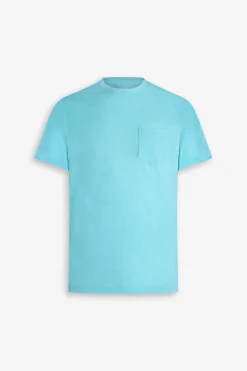 Turquoise t-shirt with pocket