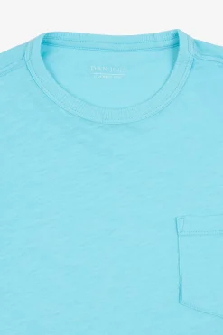 Turquoise t-shirt with pocket