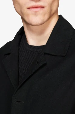 VOLUME Black linen blend blazer