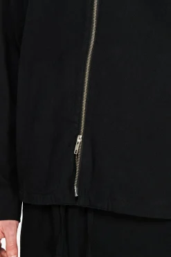 VOLUME Black linen blend jacket