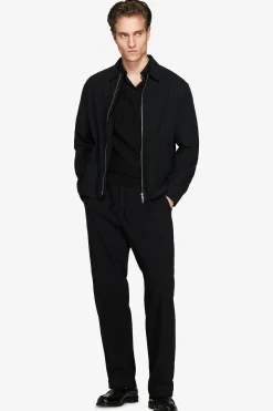 VOLUME Black linen blend jacket
