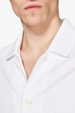 VOLUME White linen blend blazer