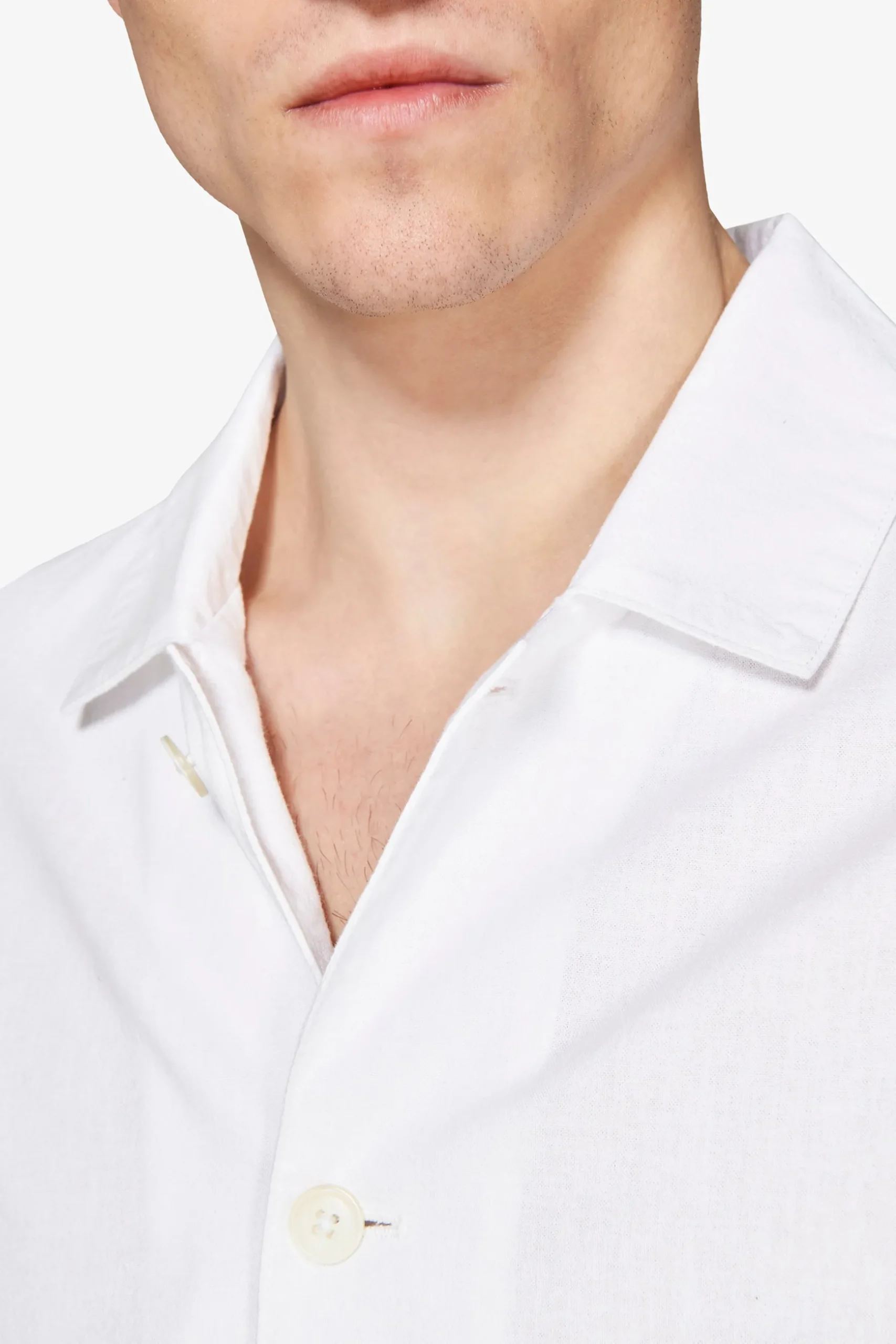 VOLUME White linen blend blazer