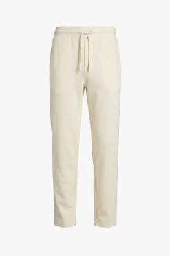 White fleece sweatpants