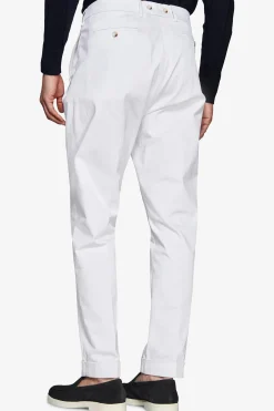 White Herringbone trousers
