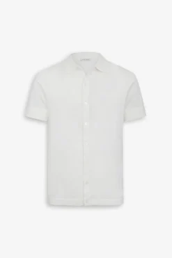 White short sleeved knit shirt