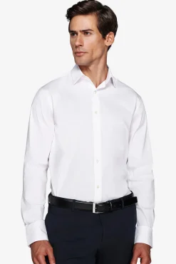 White stretch shirt