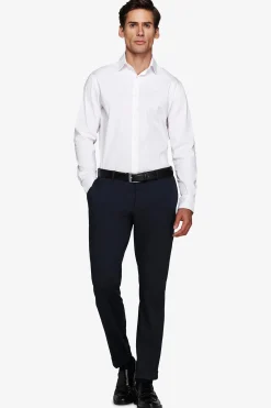 White stretch shirt