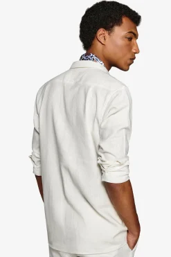 White textured Sahara jacket